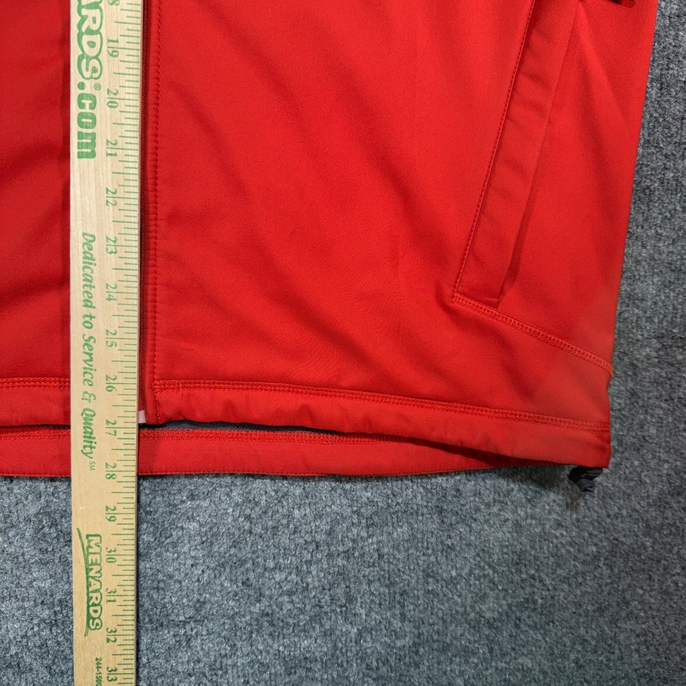 Nike ACG Softshell Jacket Mens XL Red Fleece Lined Outdoor Hiking Vintage 90's - Picture 8 of 15